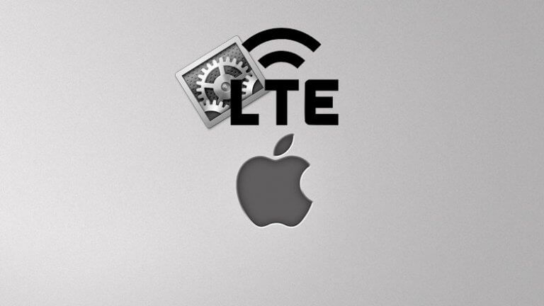 Настройка LTE на iPhone