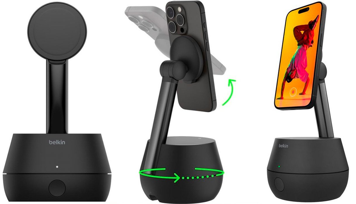 Беспроводное зарядное устройство Belkin Stage Auto-Tracking Stand Pro