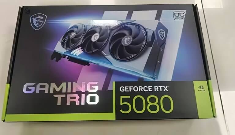 MSI GeForce RTX 5080 Gaming Trio