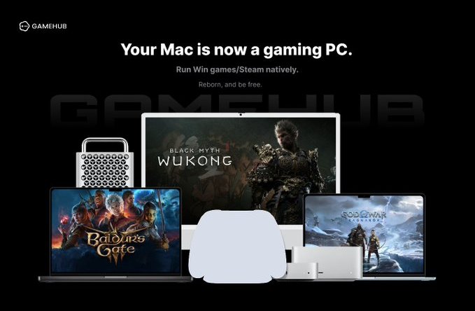 Это приложение для эмуляции Позволяет превратить Ваш MacBook в игровой ПК с поддержкой Steam