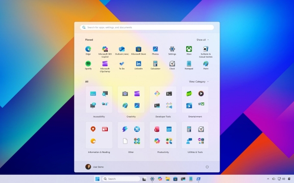 Stat menu new design