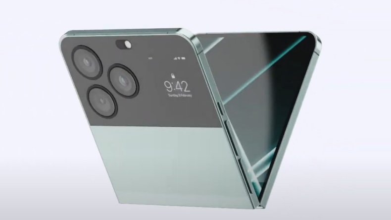 iPhone Flip, возможно, находится в разработке, поскольку Apple исследует складную конструкцию раскладушки