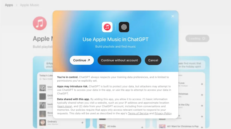 Как использовать Apple Music прямо в ChatGPT: быстрое руководство и полезные сценарии