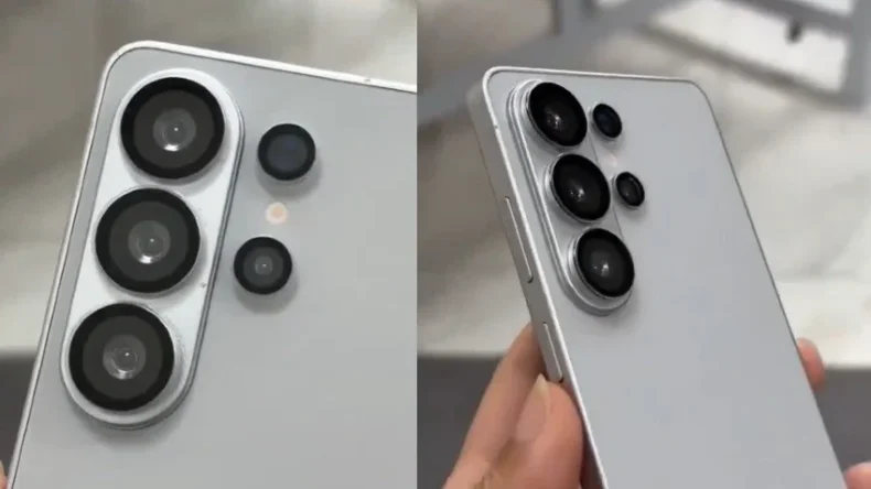 Сверхреалистично выглядящие поверхности манекена Galaxy S26 в практическом видео с более округлыми углами