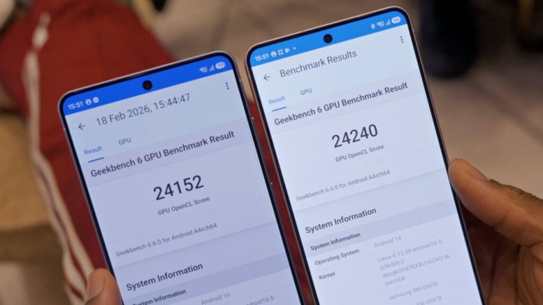Galaxy S26 Ultra против S26+: Exynos 2600 работает наравне со Snapdragon 8 Elite 5-го поколения в тестах после запуска