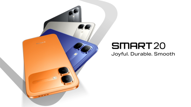 Infinix Smart 20 официально представлен с дисплеем с частотой 102 Гц и аккумулятором емкостью 5200 мАч