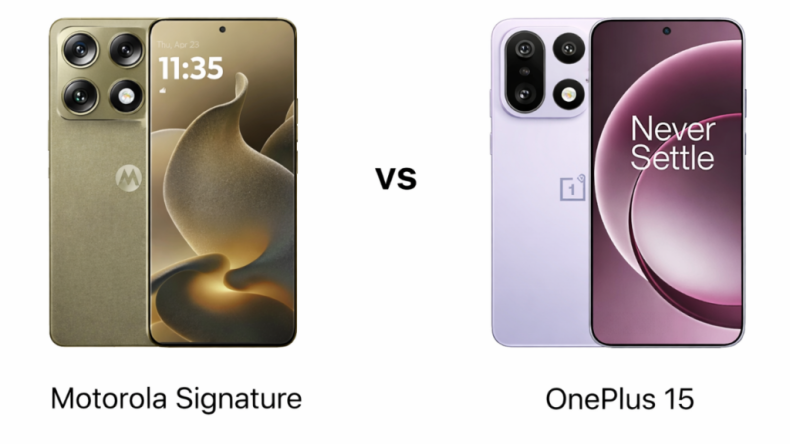 Motorola Signature против OnePlus 15: Победитель может Вас удивить