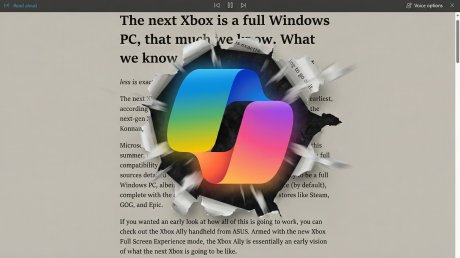 Инструмент Edge Canary «Чтение вслух» теперь запускает Copilot Vision