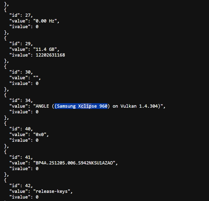 Samsung Galaxy S26 Geekbench listing