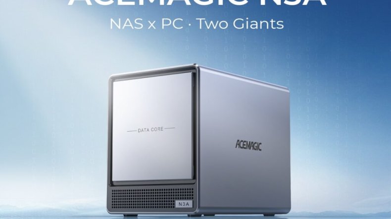 Acemagic представила мини-ПК NAS N3A с 4+2 отсеками для накопителей и Ryzen 7 3750H