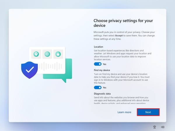 Windows 11 privacy settings