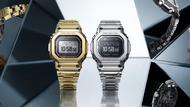 Casio выпускает в США новые металлические часы GMWBZ5000 G-Shock с ЖК-дисплеем MIP и солнечной батареей