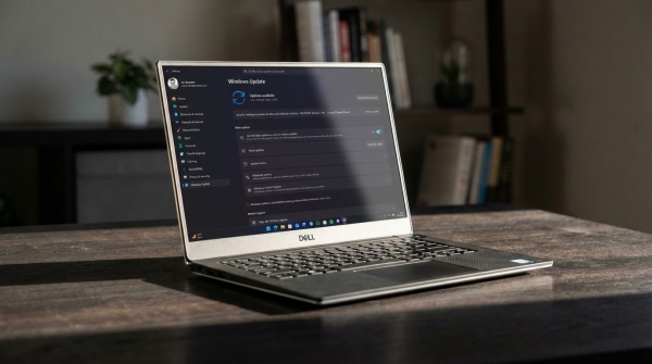 Windows Update on a Dell XPS laptop