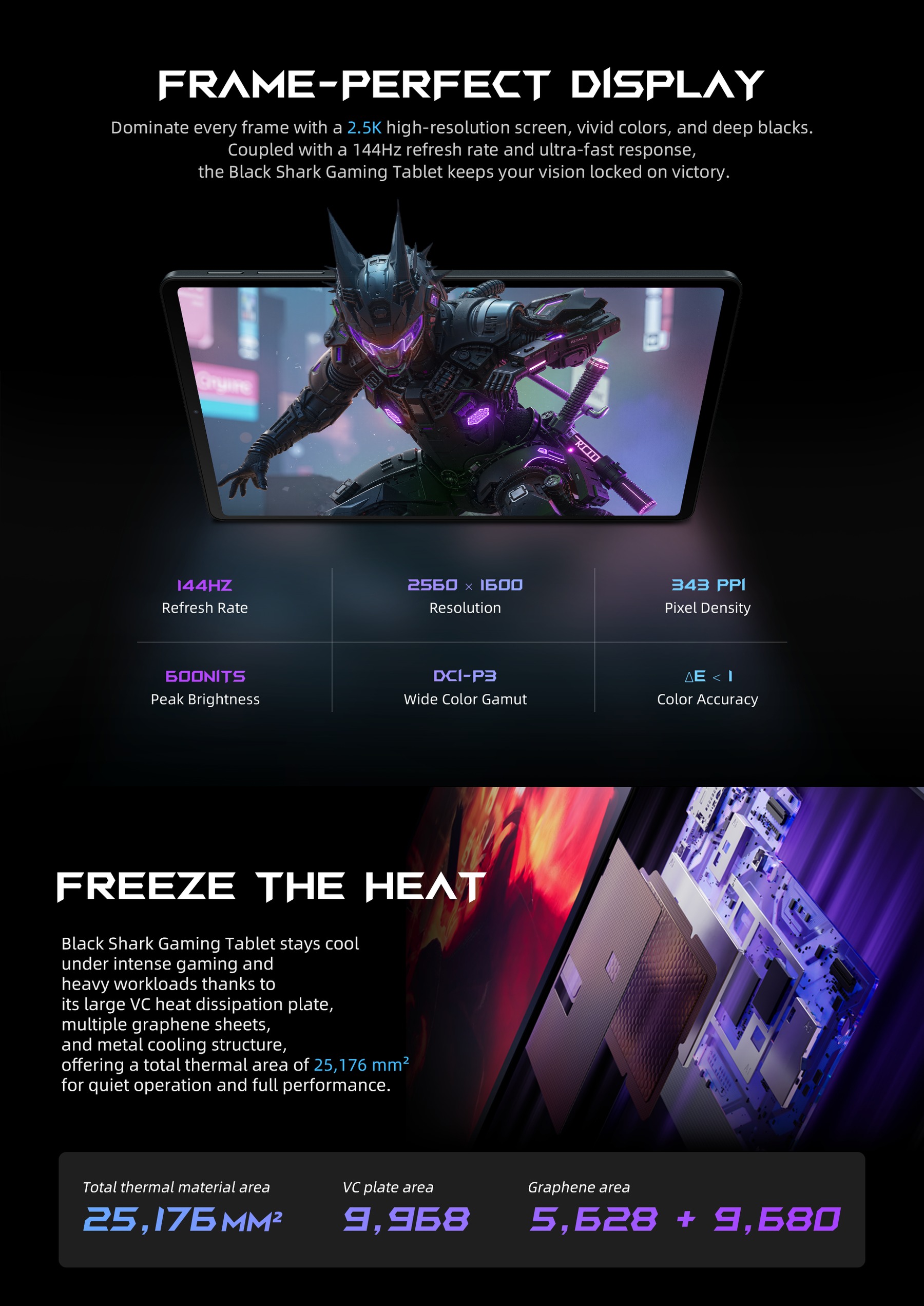 Black Shark Gaming Tablet