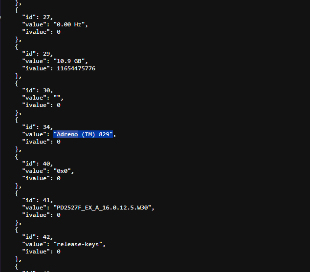 Vivo X300 FE Geekbench (meta data)