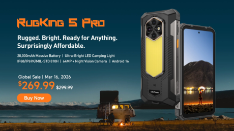 Запущен Ulefone RugKing 5 Pro: аккумулятор емкостью 20 000 мАч всего за 269 долларов (Глобальная распродажа)