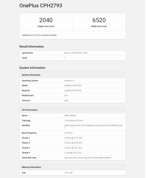 OnePlus-Nord-6-Geekbench