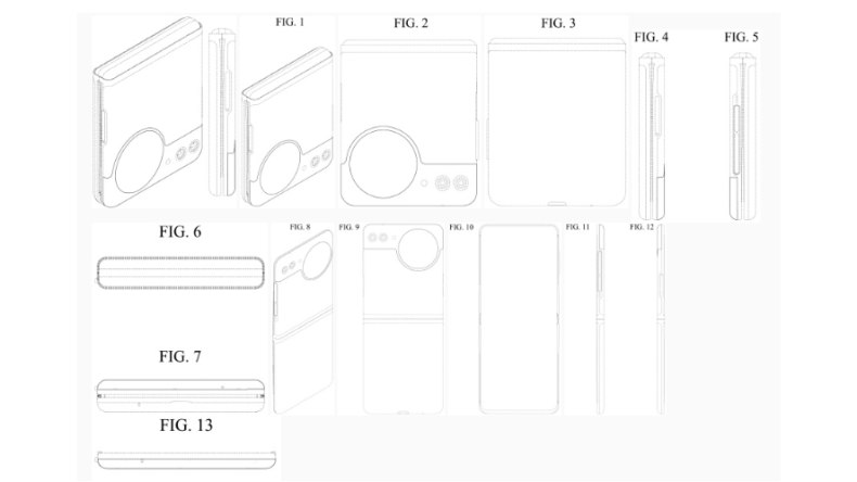Патент раскрывает доступный по цене флип-телефон Galaxy Z с интересным дизайном