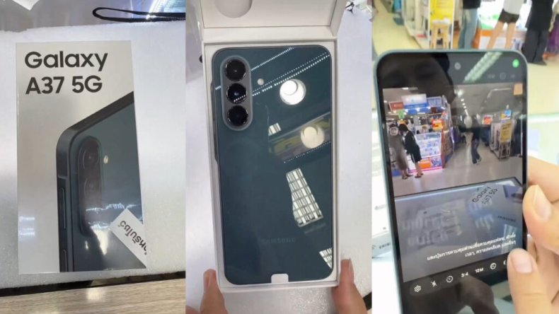 Galaxy A57, A37 появились в виде распаковки и практического видео, подтверждающего повышение цен