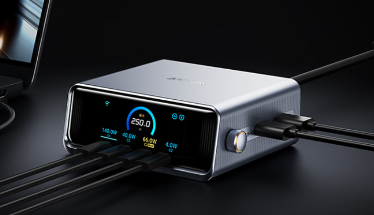 Anker выпускает настольное зарядное устройство GaN мощностью 250 Вт Pro+ с шестью портами и поддержкой Xiaomi мощностью 120 Вт