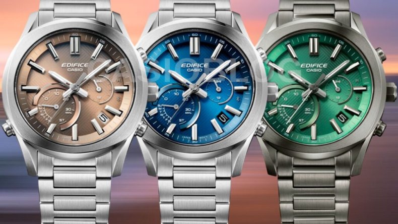 Часы Casio EDIFICE серии EQB-1300 приобретают новые цвета и функции