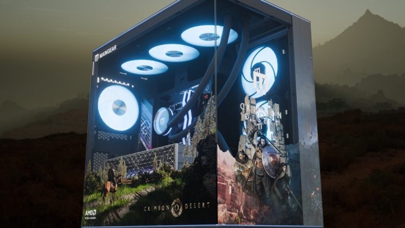 MAINGEAR представляет игровой ПК Crimson Desert с Ryzen 9 9850X3D, выпущенный ограниченным тиражом в 30 экземпляров