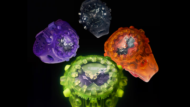 Casio выпускает четыре новые прозрачные модели G-Shock GA-V01