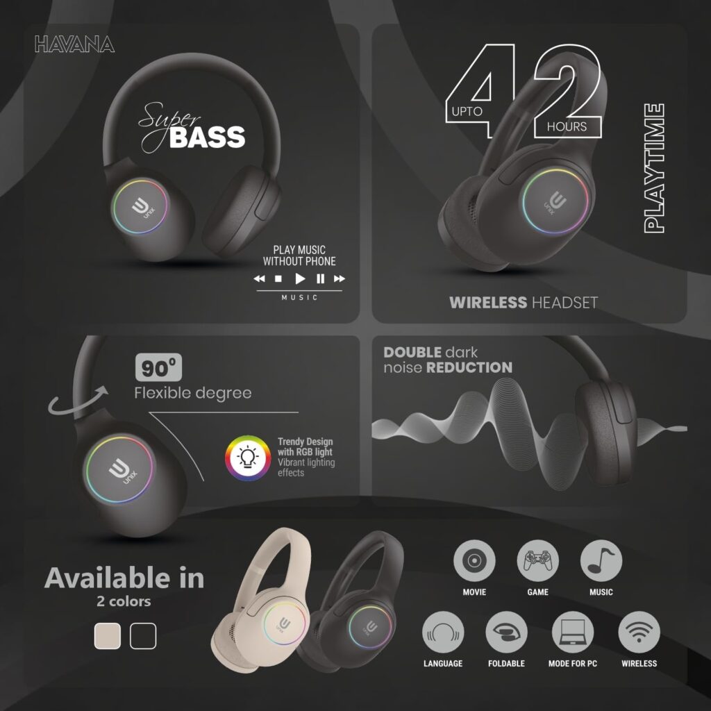 Unix HAVANA UX-W3 Wireless headphones