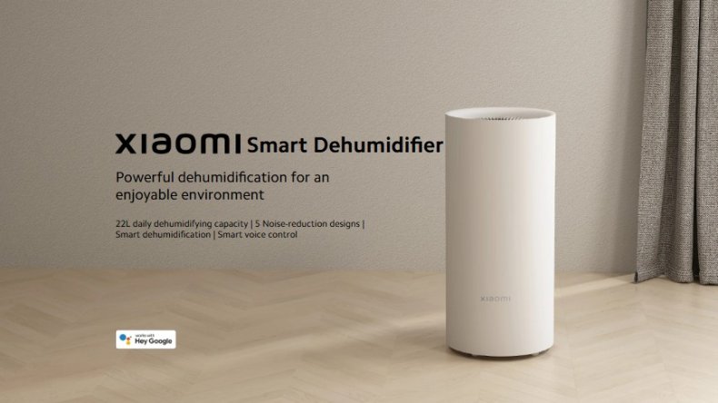 Интеллектуальный осушитель воздуха Xiaomi Smart Dehumidifier дебютирует во всем мире с производительностью осушения 22 л в день