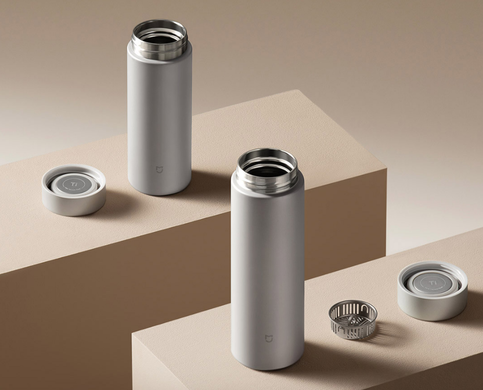 Xiaomi Mijia Titanium Thermos Cup Ti2 Moonlight Silver