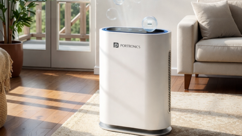 Portronics выпускает очиститель воздуха Air X smart HEPA с 4-ступенчатой фильтрацией и УФ-стерилизацией