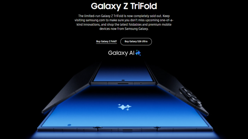 Galaxy Z TriFold распродан навсегда – Вот почему