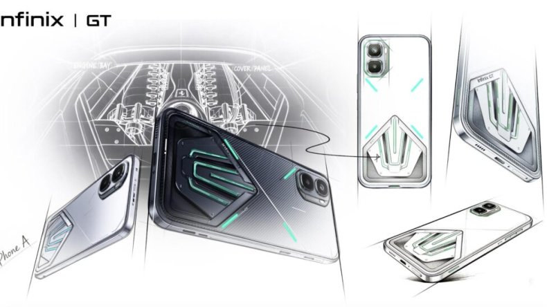 Первый взгляд на дизайн Infinix GT 50 Pro: новые игровые триггеры, термические улучшения.
