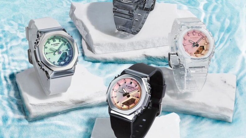 Летняя коллекция Casio G-Shock 2026 отличается изменяющимся цветом стекла и компактным дизайном