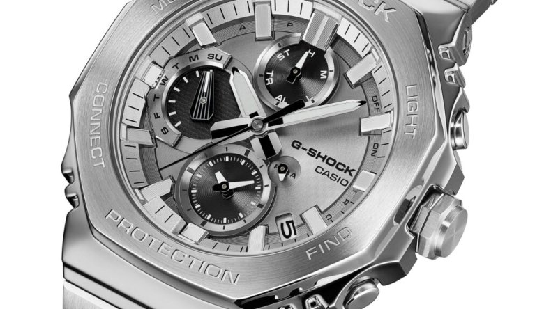 Анонсированы цельнометаллические часы Casio G-Shock GMC-B2100 с мощной солнечной батареей и Bluetooth