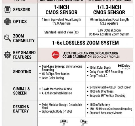 Insta360 Luna превосходит DJI Osmo Pocket 4 по масштабированию и имеет съемную карданную головку: герметичность