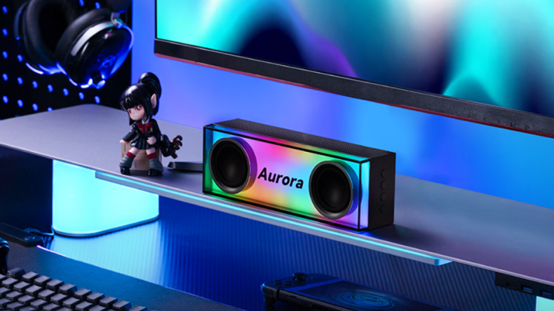Edifier выпускает стильную акустическую систему Aurora, которая помещается под вашим монитором и освещает ваш рабочий стол