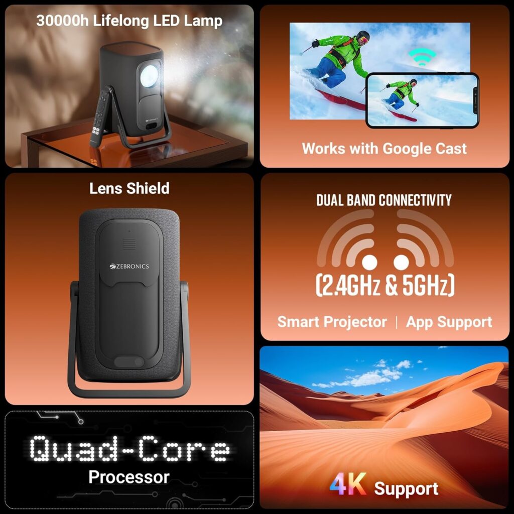 Zebronics ZEB-PixaPlay smart projector