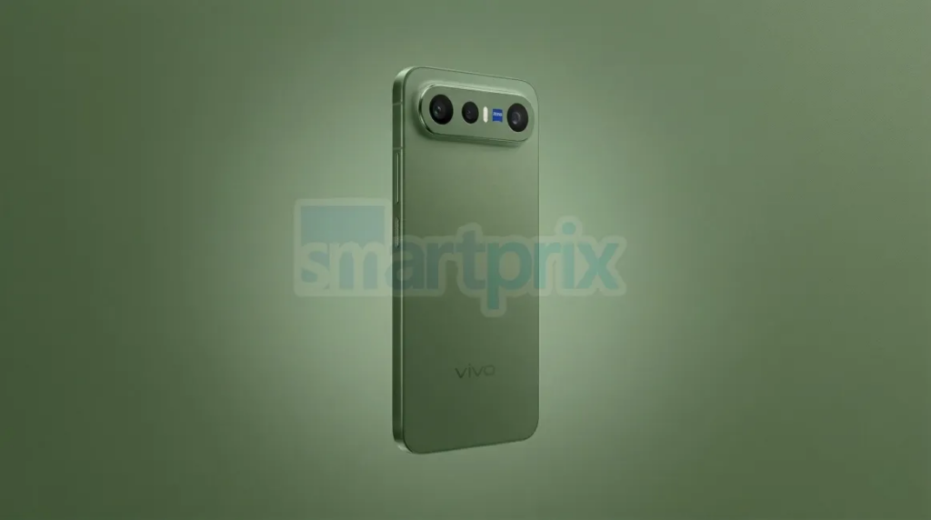 Vivo X300 FE's green variant leaked byy SmartPrix