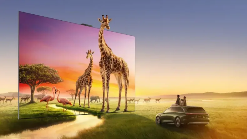 Huawei Vision Smart Screen S7 Pro выпущен с мини-светодиодной панелью частотой 144 Гц, HarmonyOS 4.3 и функциями искусственного интеллекта