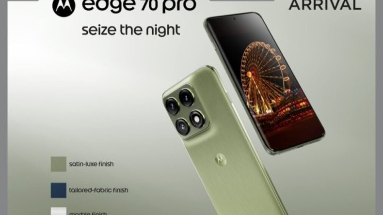 Произошла утечка информации о цветовых решениях Motorola Edge 70 Pro: появились варианты отделки тканью, мрамором и деревом