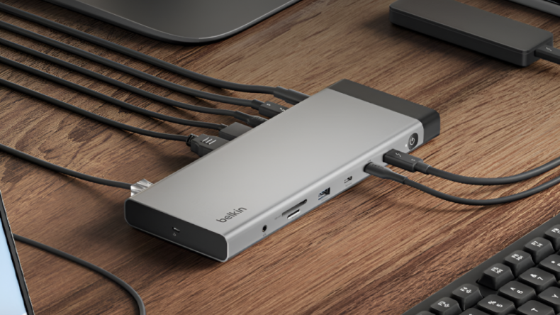 Belkin представила новую док-станцию Thunderbolt 5 14-в-1 с зарядкой PD 140 Вт и поддержкой трех 4K-дисплеев с частотой 144 Гц