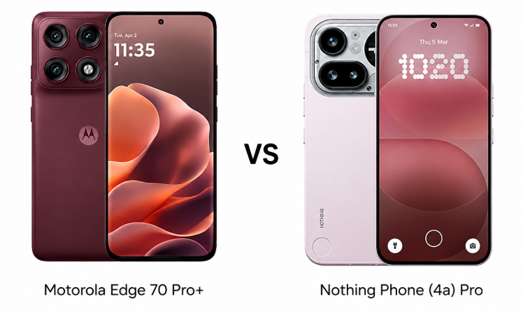 Motorola Edge 70 Pro+ или Nothing Phone (4a) Pro: какой смартфон предлагает лучшее соотношение цены и возможностей