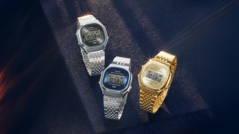 Casio выпустила в США три новые ретро-цифровые модели часов A140WE