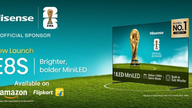 Hisense представила телевизор с Mini-LED, 144 Гц для игр и звуком Devialet
