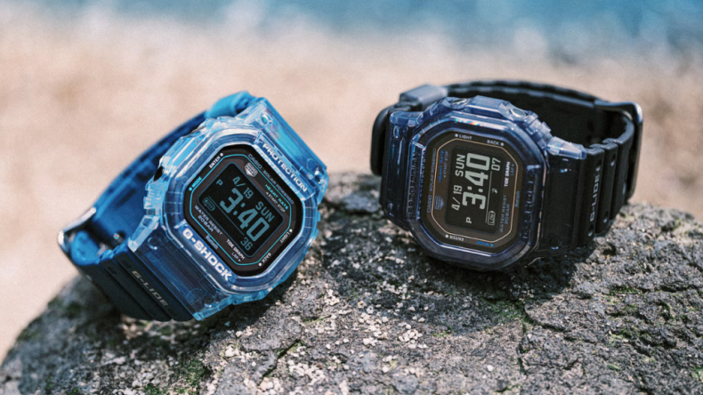 Casio выпустила в США двое часов G-Lide GBX-H5600 с отслеживанием пульса и функциями для серфинга