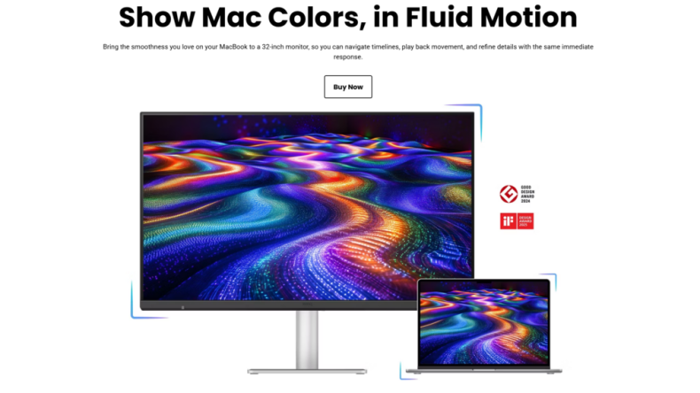 BenQ выпустила 32-дюймовый монитор для Mac с частотой 120 Гц и Thunderbolt 4