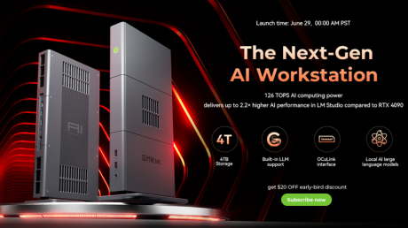 Gmktec анонсировала мини-ПК Evo-X3 с Ryzen AI Max+ 395 и OCuLink — запуск 29 июня