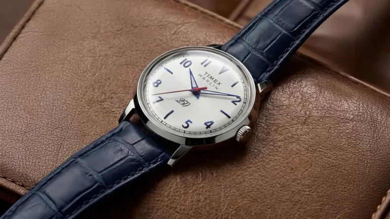 Timex выпустила ретро-часы Marlin America 250 с кожаным ремешком