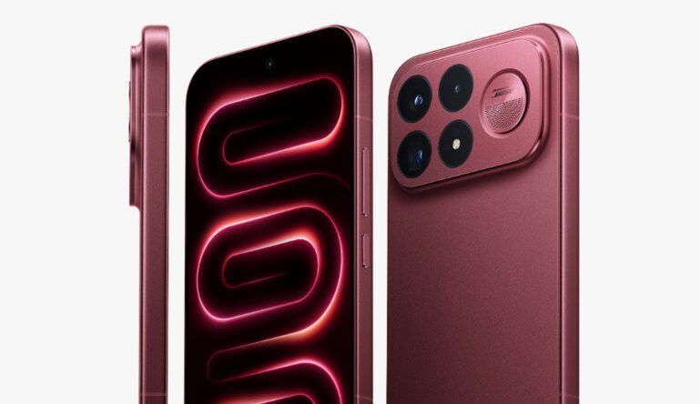 Redmi K100 Pro Max представят 11 августа — официально показана версия в цвете Cabernet Red